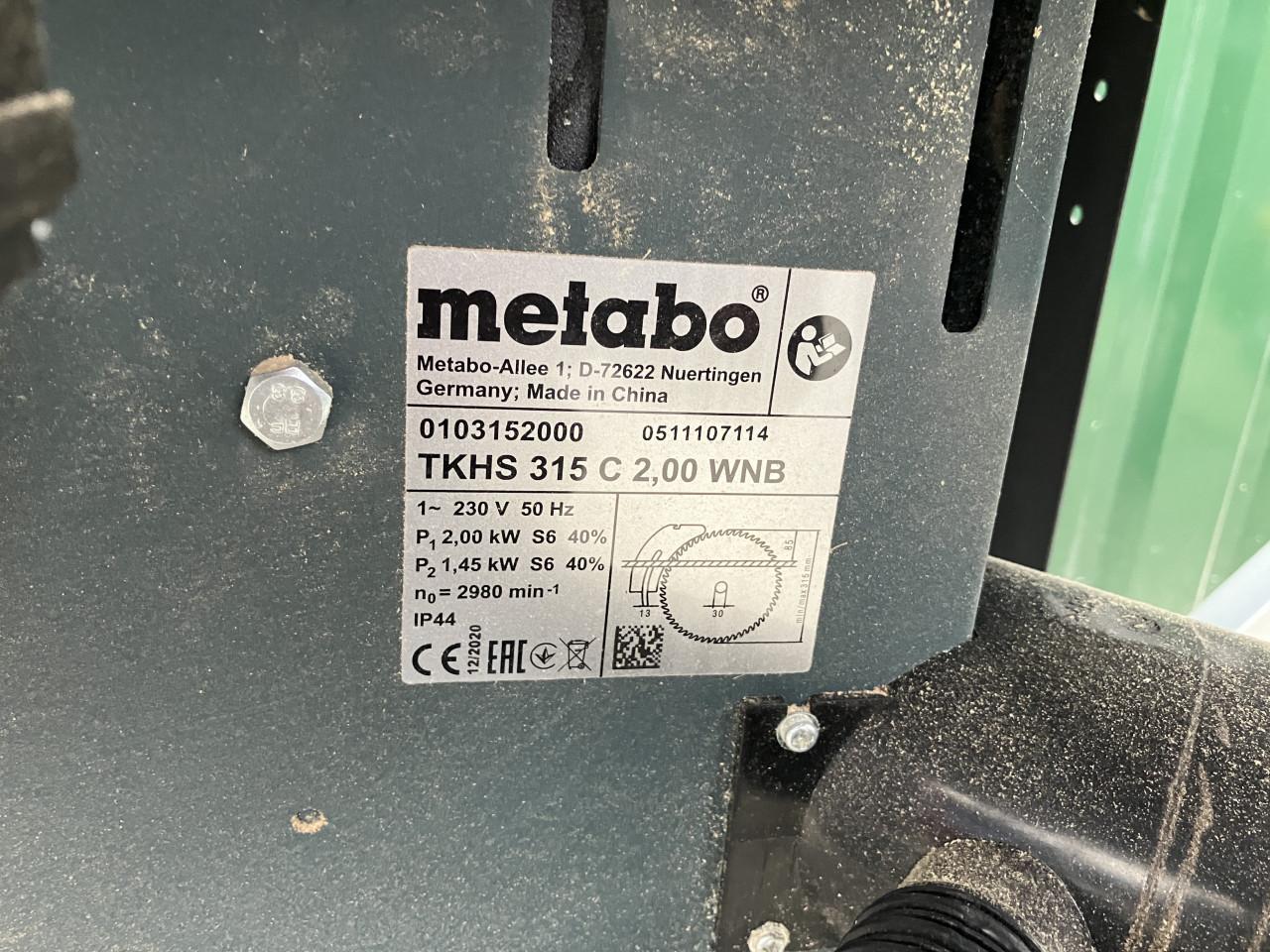 Metabo tafelzaag 230 volt