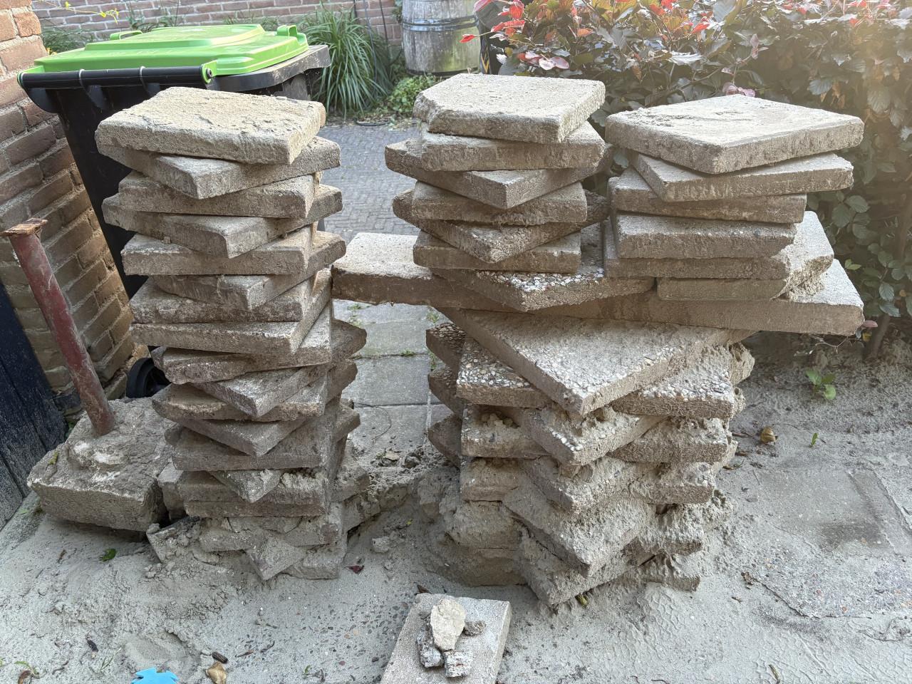 GRATIS tuintegels