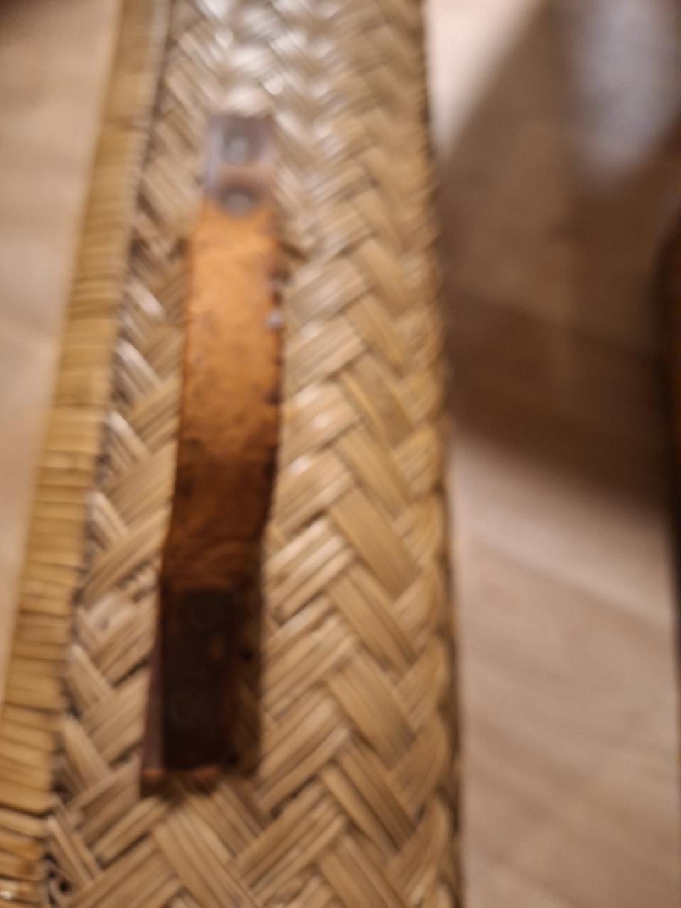 Vintage rotan koffer