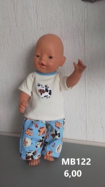 Baby born / babyborn set . Opbrengst KiKa. Poppenkleertjes.