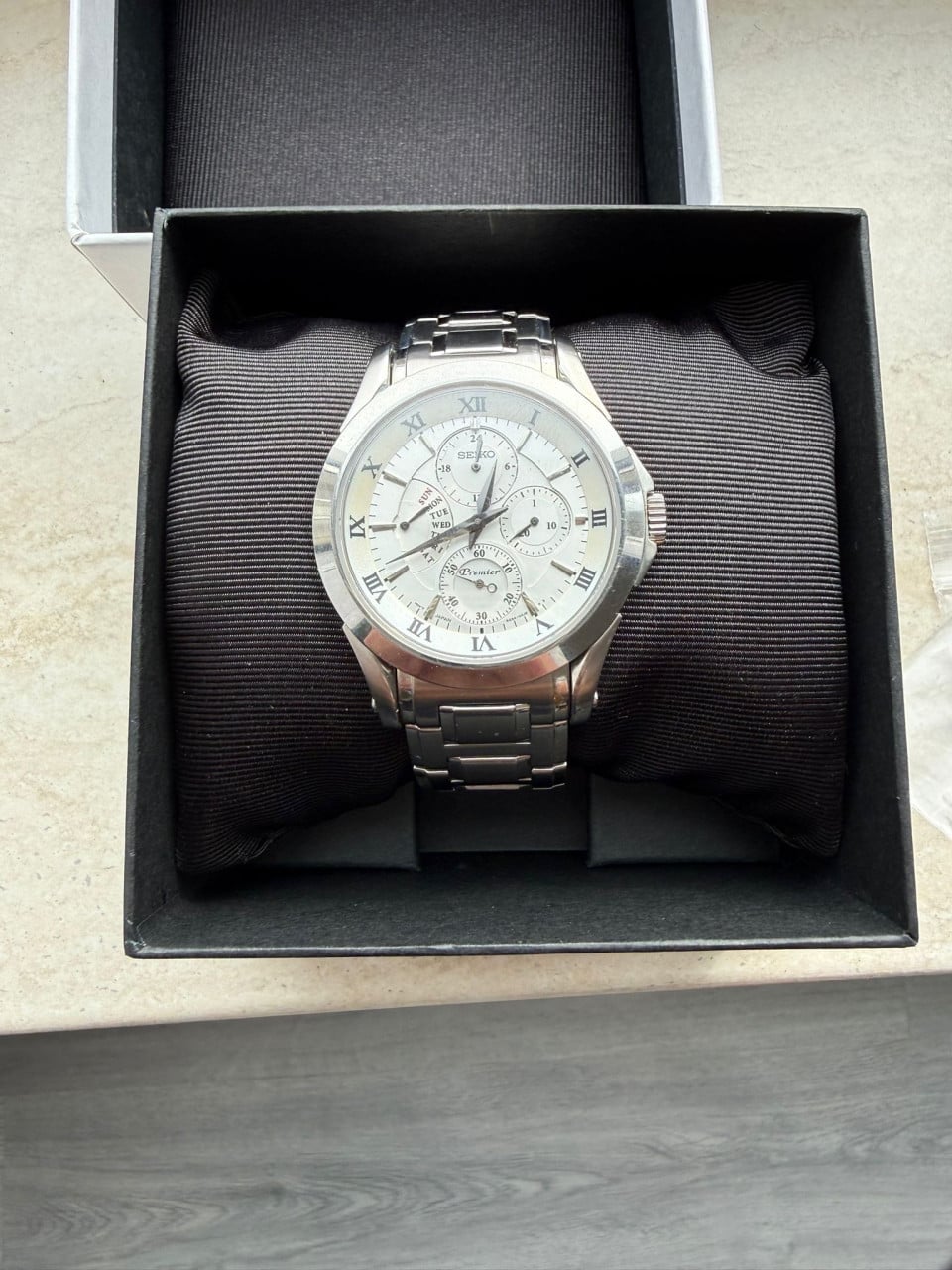 Seiko Premier horloge - Gedragen, goede staat, met bon