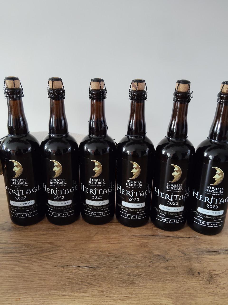6 flessen Straffe Hendrik Quadrupel Heritage 2023