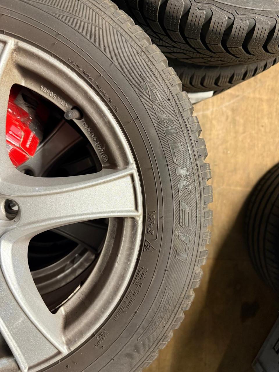 Winterbanden Falken (205/60R16) + Borbet lichtmetalen velgen (VW T-Cross)