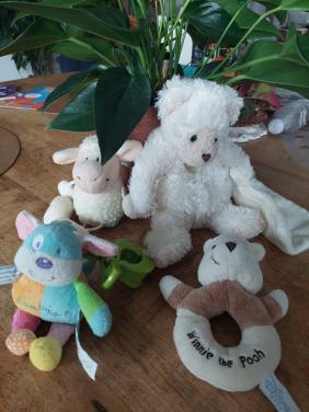 Nieuwe set met knuffels