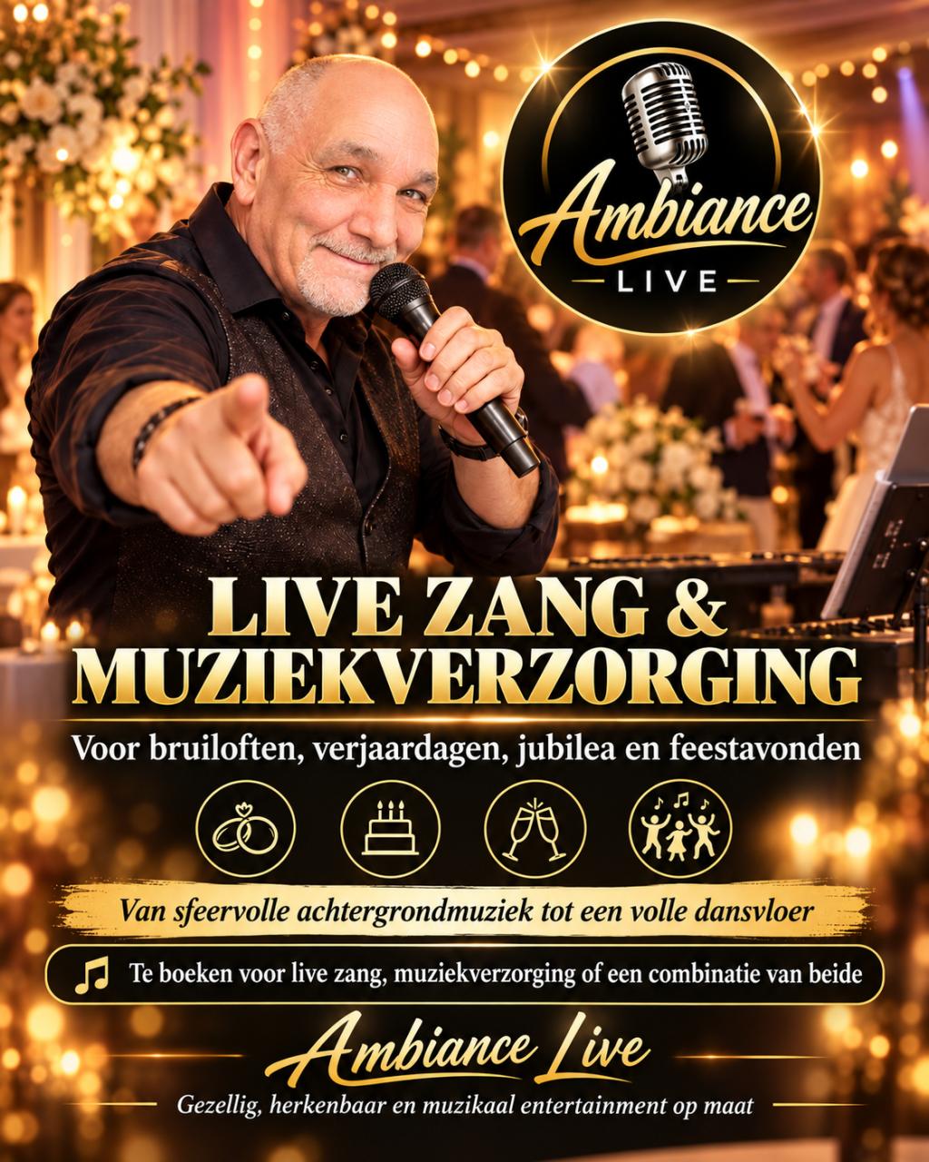 Ambiance Live – live zang, muziekverzorging & geluid voor artiesten