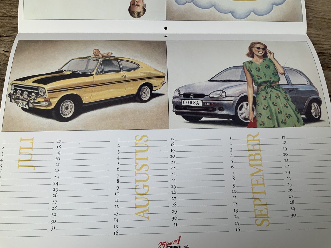 Opel wc kalender
