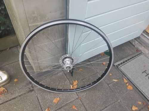 Shimano nexus voorwiel met rollerbrake rem