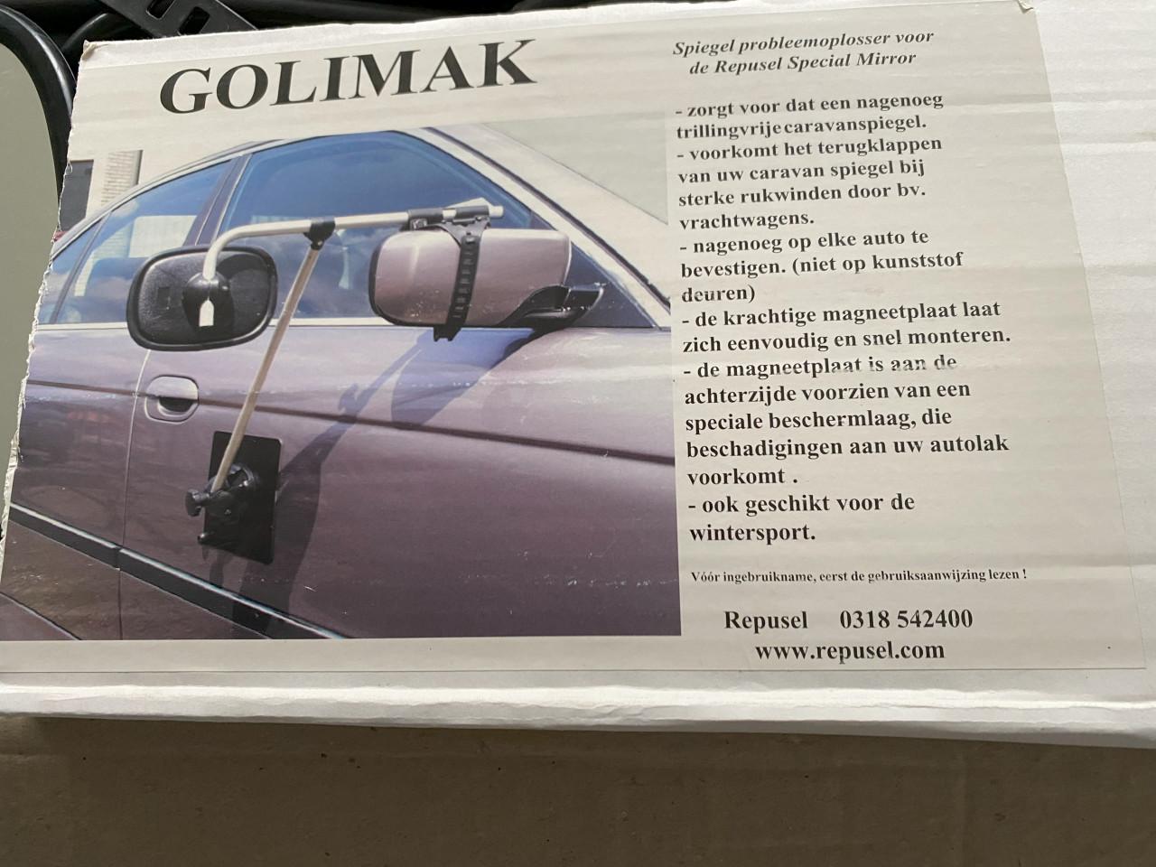 Caravanspiegels met magneetplaten