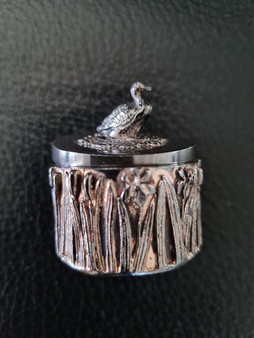 Oud vintage sieraden/tanden doosje
