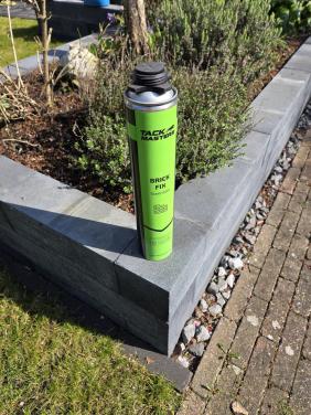 5 flessen Tackmaster steen/blokkenlijm