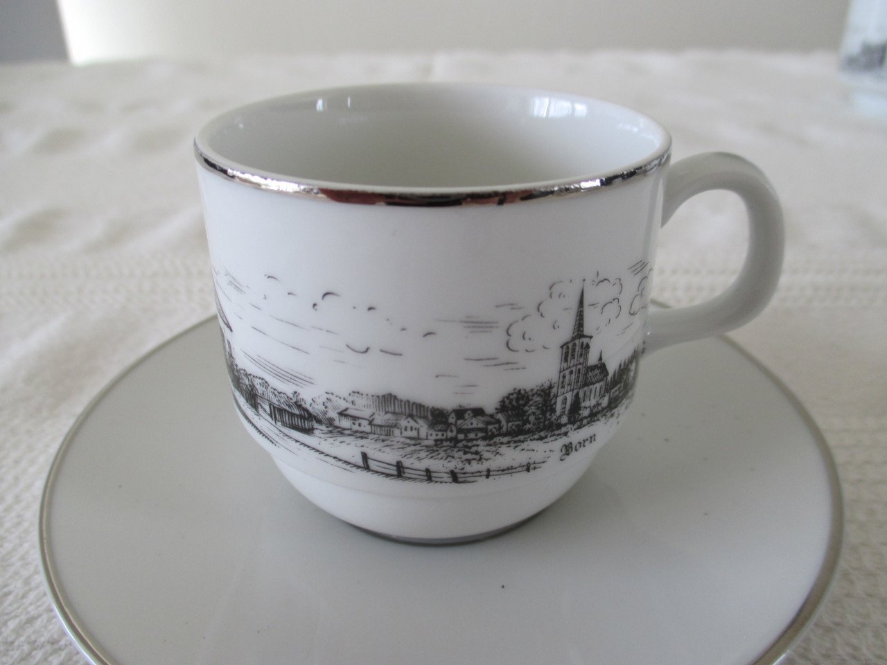 Zeer Mooi Vintage Bavaria Koffie set voor 6 Personen