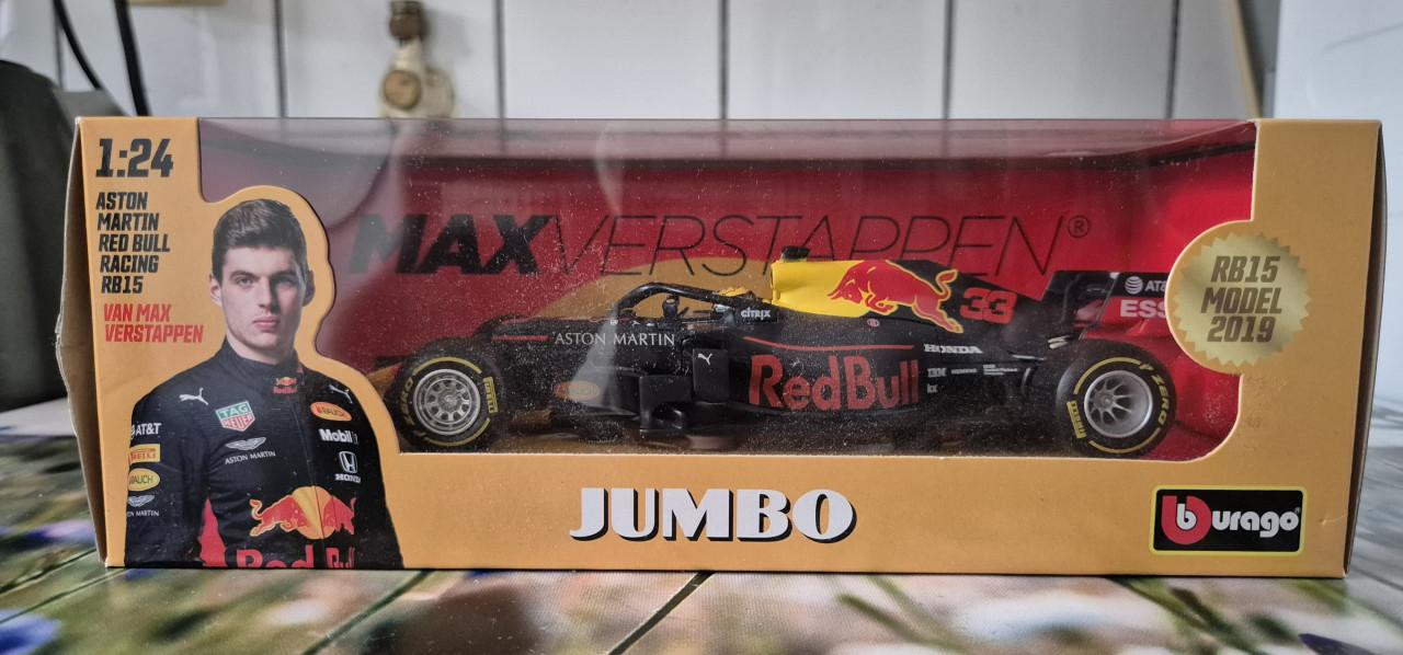 Racewagen Max Verstappen formule 1. Schaalmodel 1:24