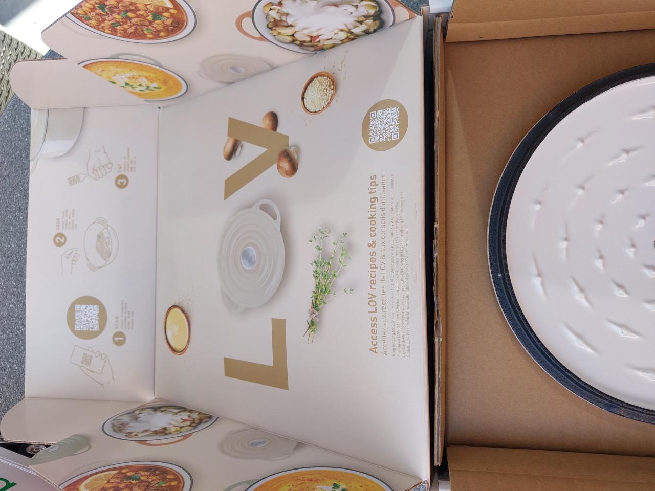 Nieuw! Tefal LOV Gietijzeren braadpan - 5L - 25cm - Beige