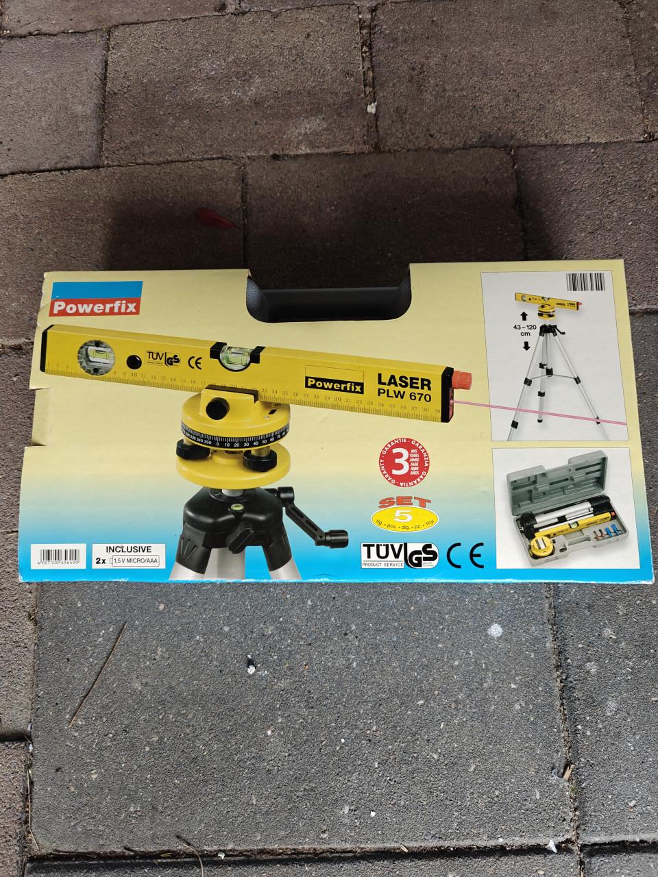 Powerfix laser + bouwlamp