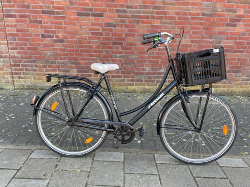 Damesfiets/ transport.