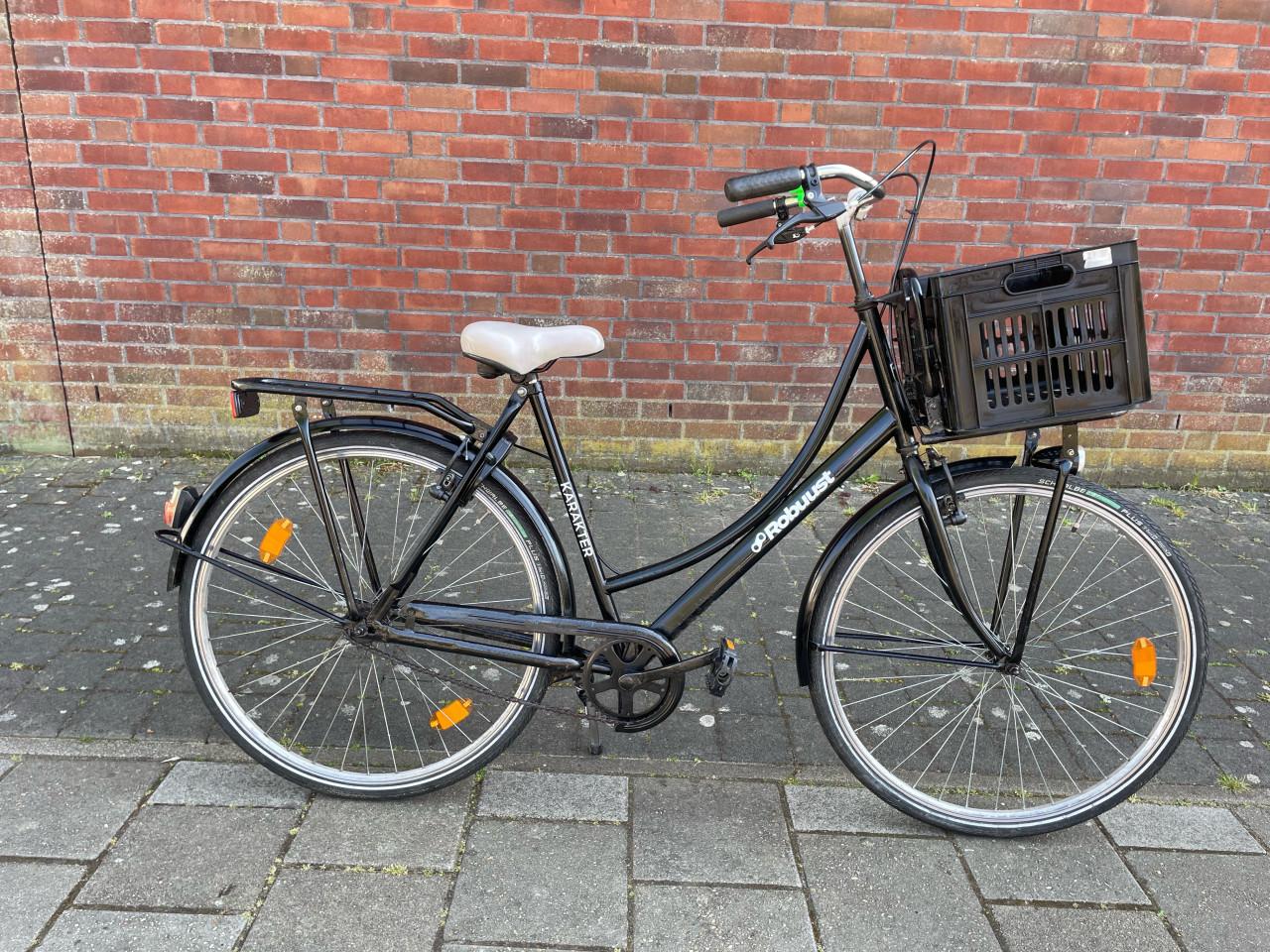 Damesfiets/ transport.