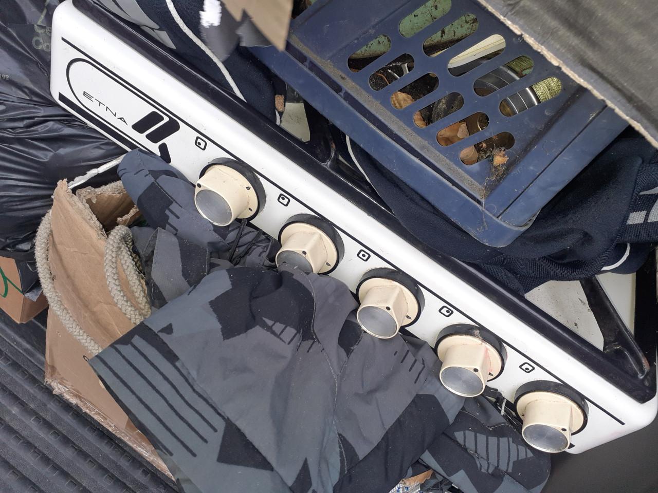 Kookplaat- BUTAGAS Gas onder glas..!..voor Camper of Boot.. Flessengas.!