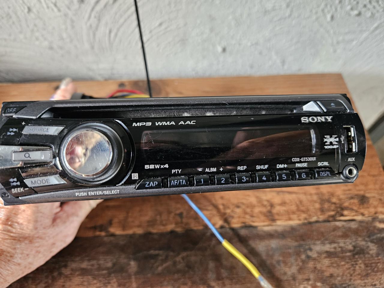 Werkende mooie Sony CDX-GT530UI Autoradio met USB en AUX