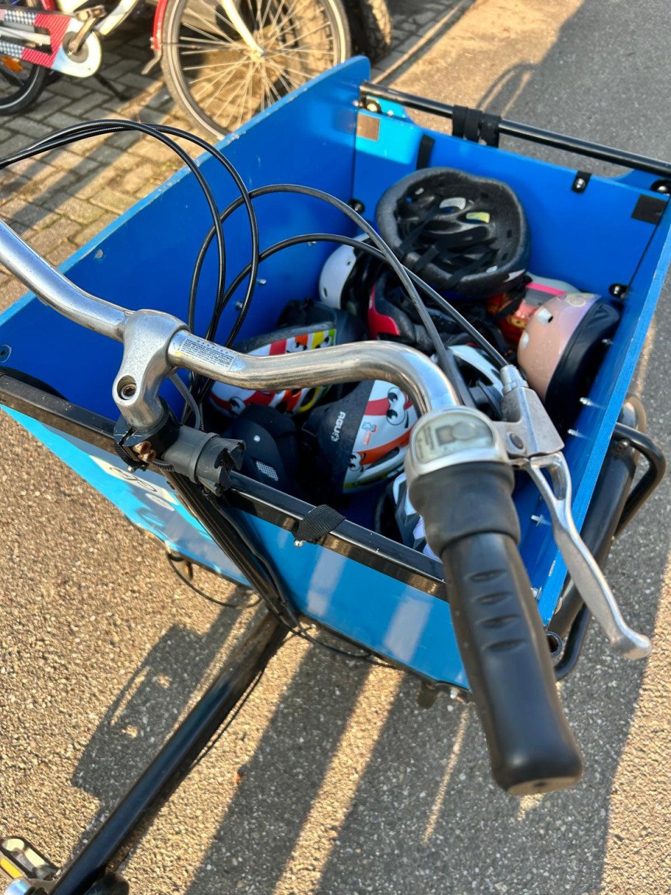 BLAUWE BABOE BAKFIETS ZONDER FRAME MANKEMENTEN