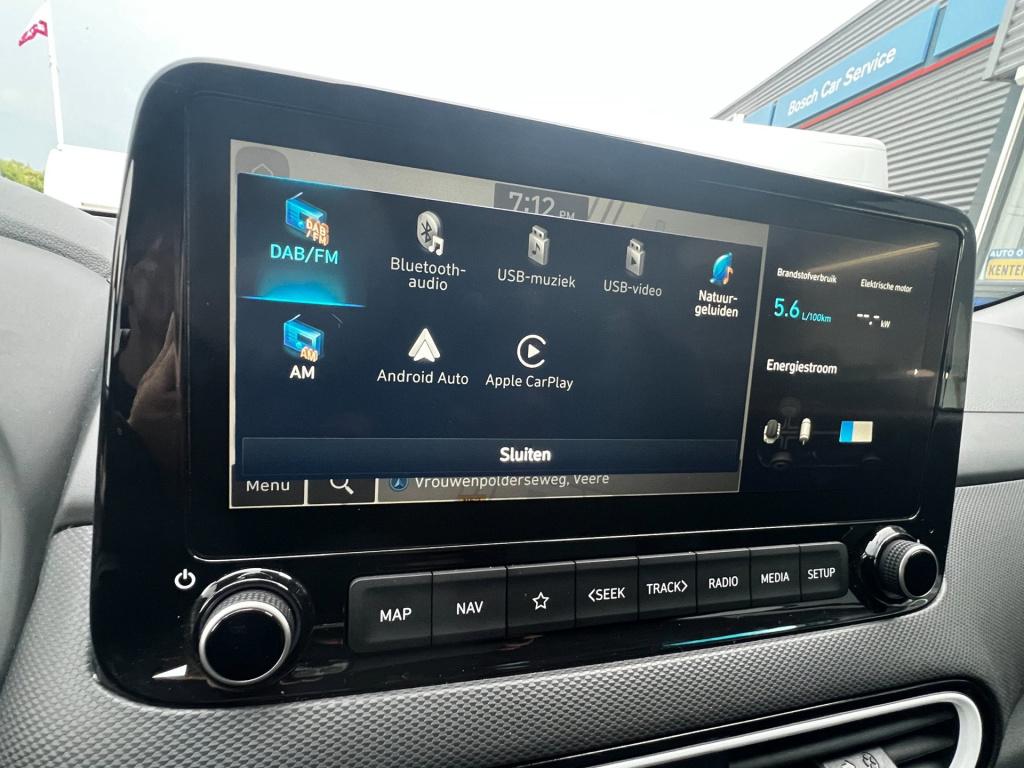 Hyundai Kona 1.6 gdi hev premium two tone, leer, camera, head up display en