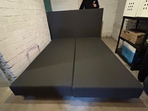 Bed - Platformbed - Antraciet Grijs