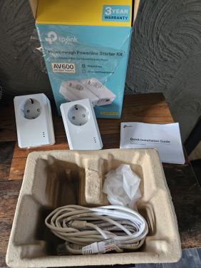 Zgan TP-Link AV600 Powerline Starter Kit TL-PA4010P