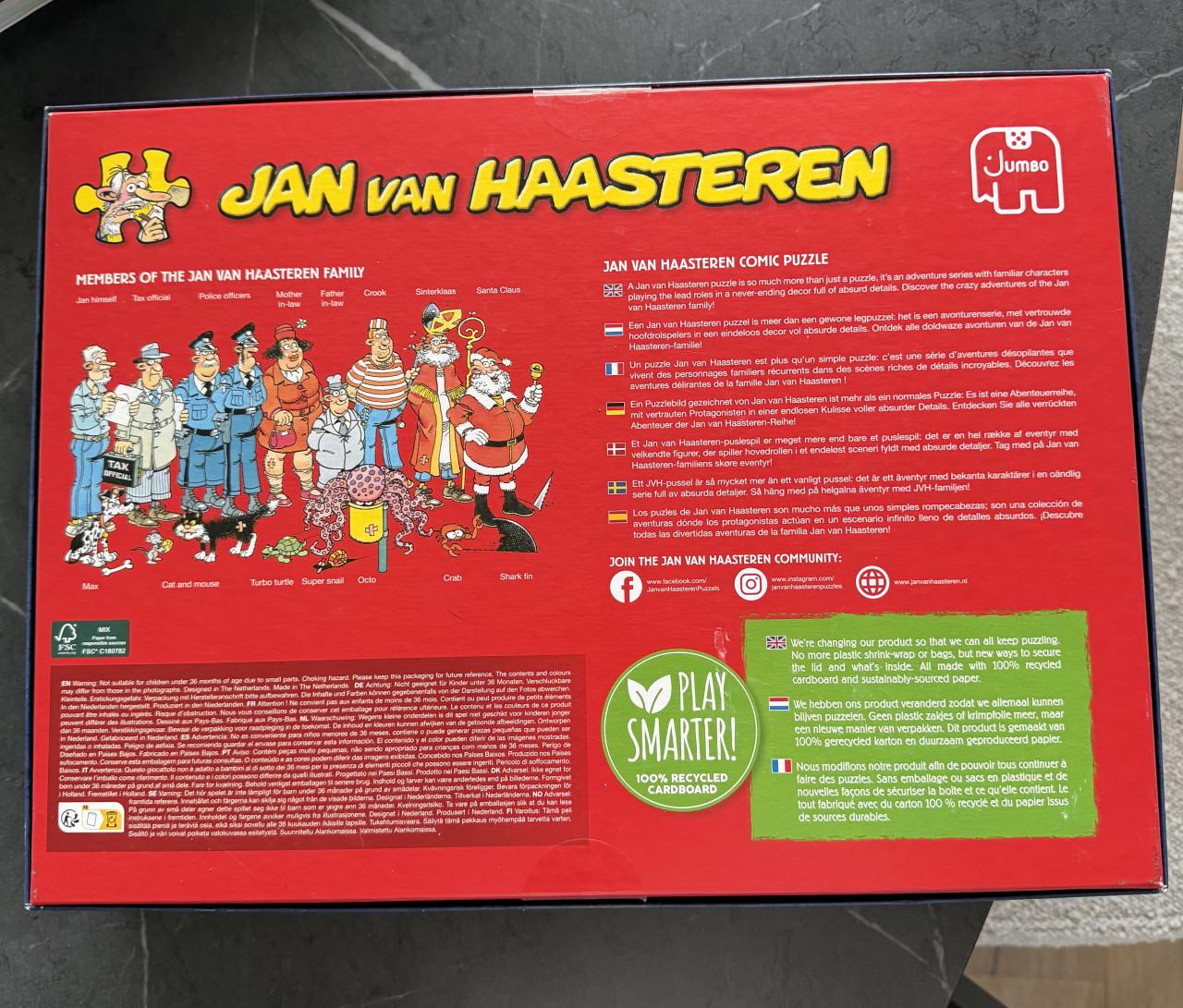Jan van Haasteren puzzels