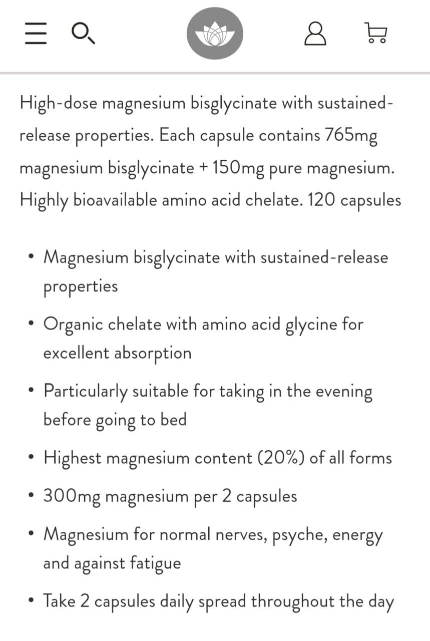 Magnesium supplement nieuw!