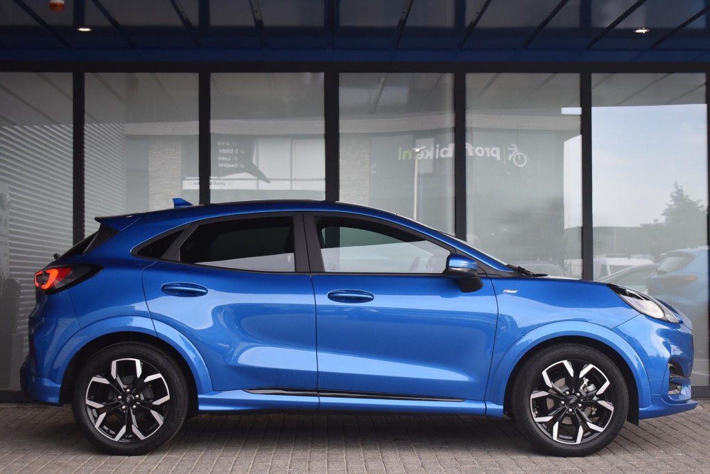 Ford Puma 1.0 ecoboost hybrid st-line | half-leder | navigatie | apple carp