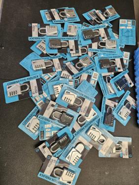 Partij cijfersloten / combinatiesloten – 50 stuks