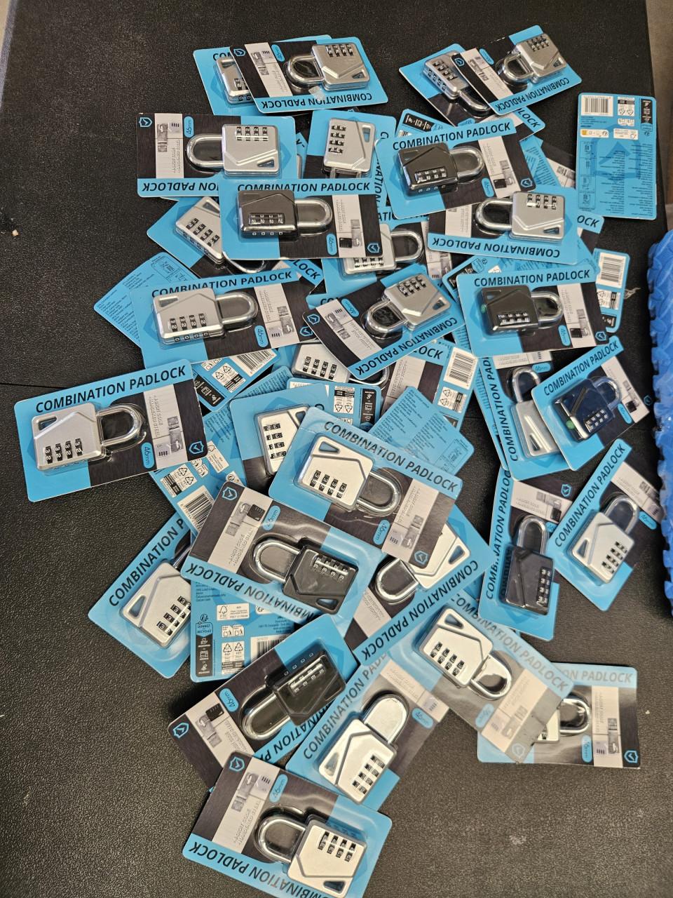 Partij cijfersloten / combinatiesloten – 50 stuks