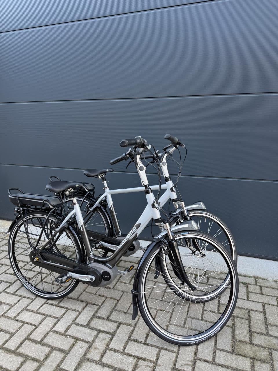 Set Gazelle Orange middenmotor elektrische fiets 400WH