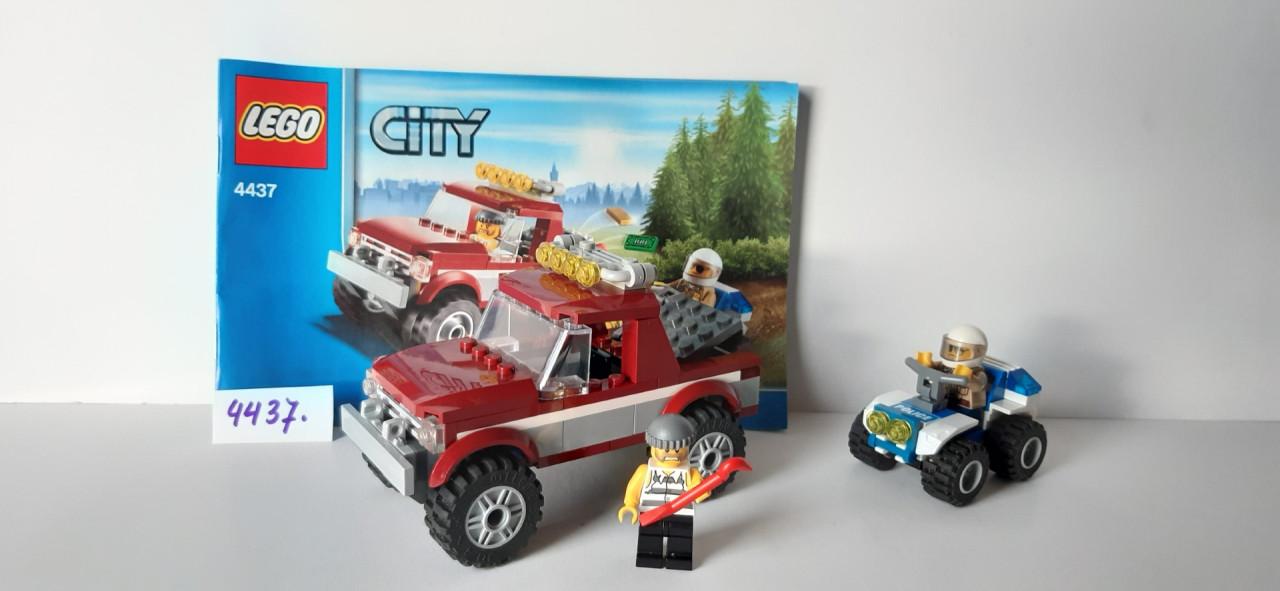 Lego City 4437: politie quad en jeep met 2 minifiguren