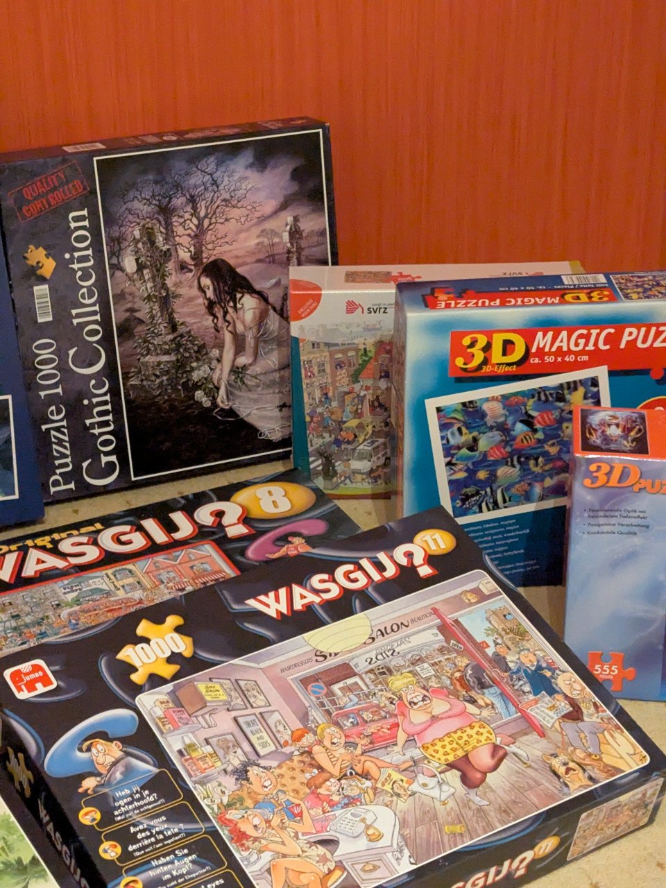 Puzzels Wasgij, Gothic, Fluoriscent