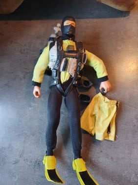 Leuke originele vintage Action Man GI Joe doll met accessoires...