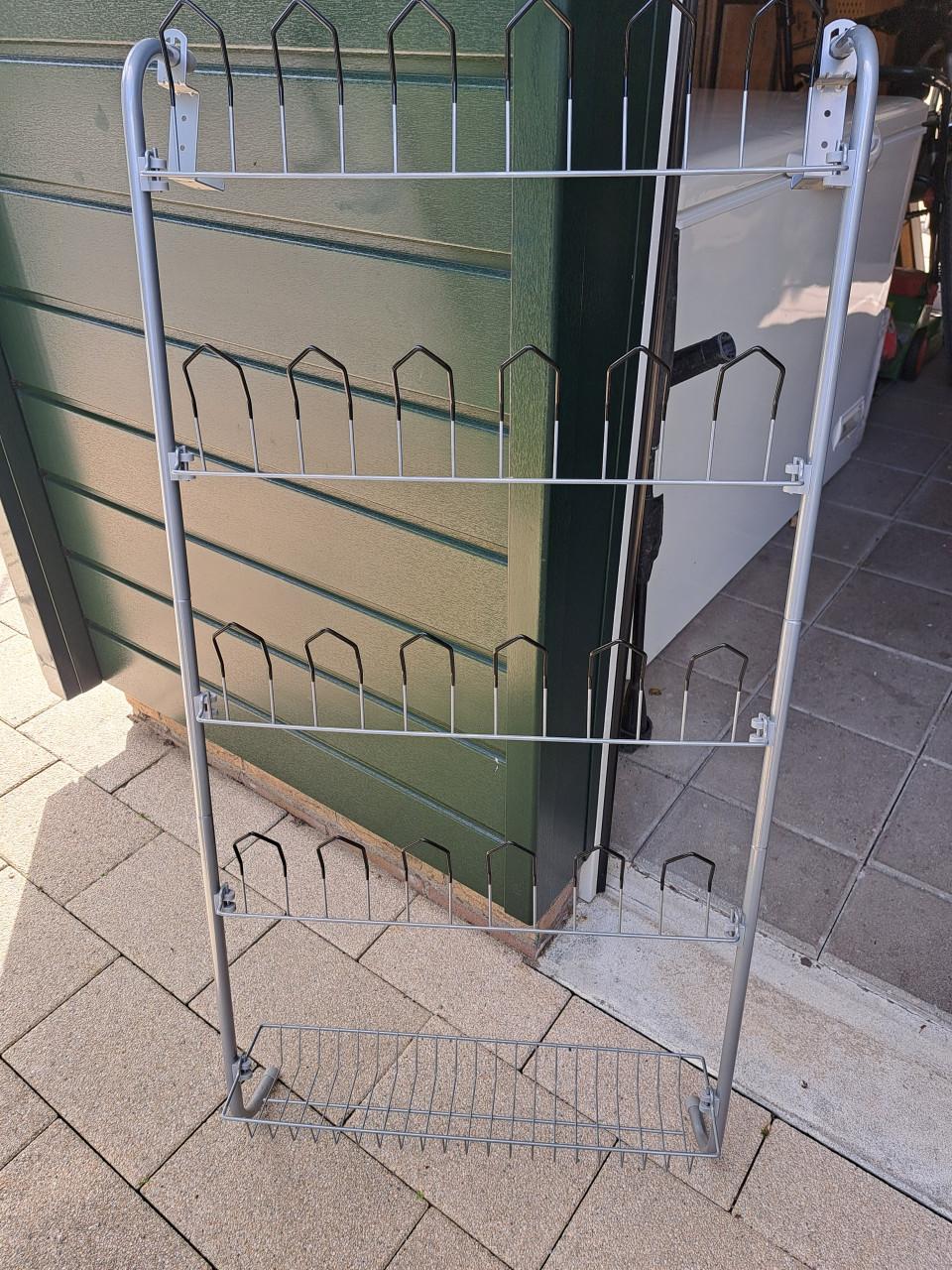 Z.g.a.n aluminium schoenen rek voor aan de deur