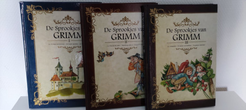 3 sprookjes boeken Grimm