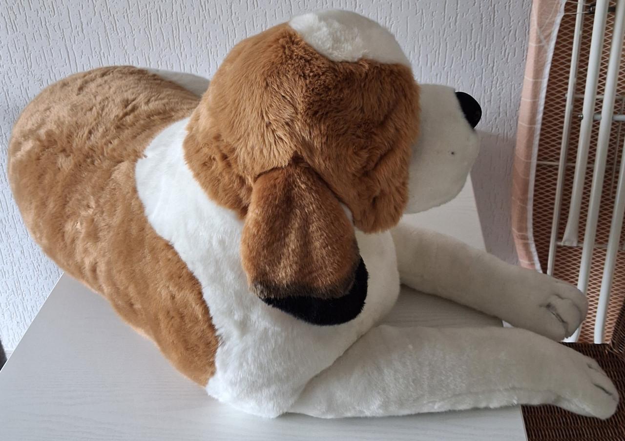 Zeldzame Sint Bernard Happy Bear knuffel XXL