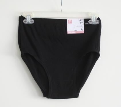 Nieuwe zwarte ondebroeken maat l