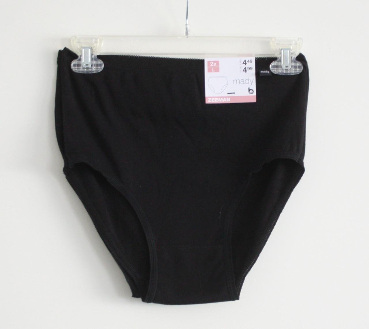 Nieuwe zwarte ondebroeken maat l