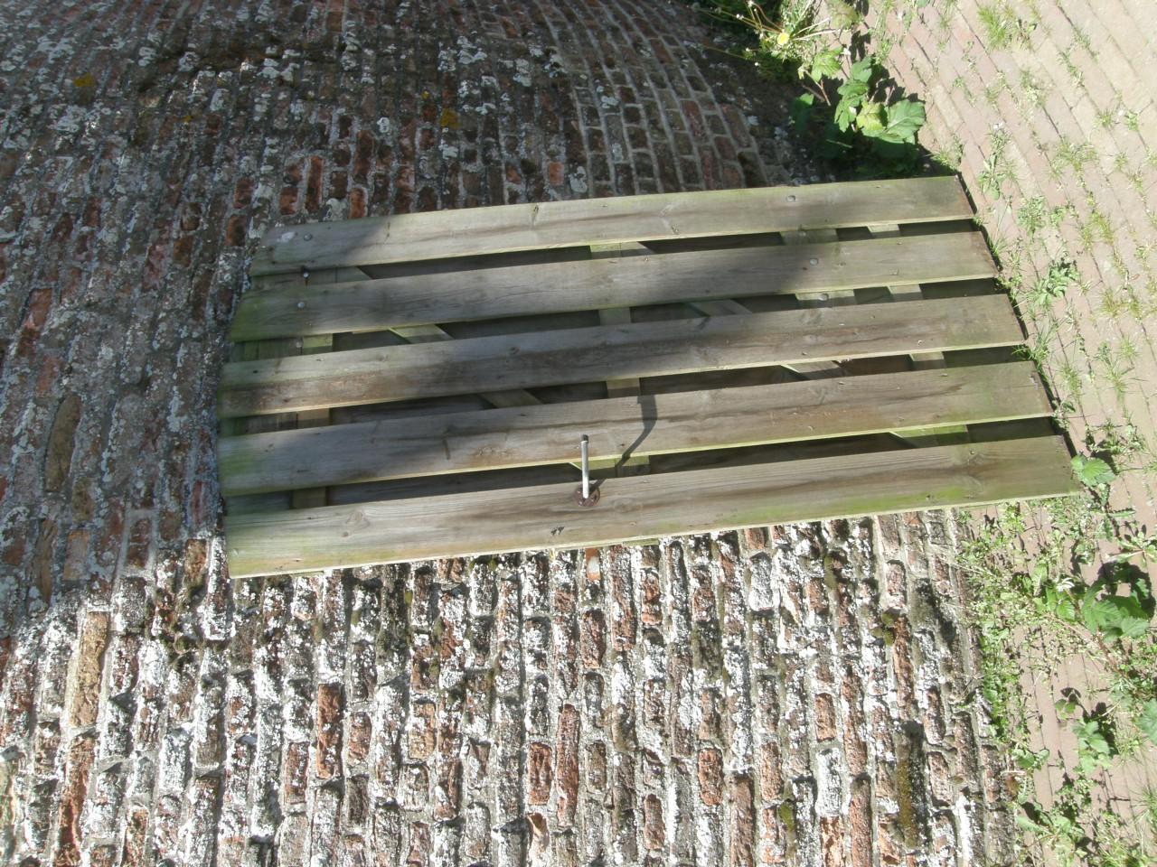 Houten tuinpoort