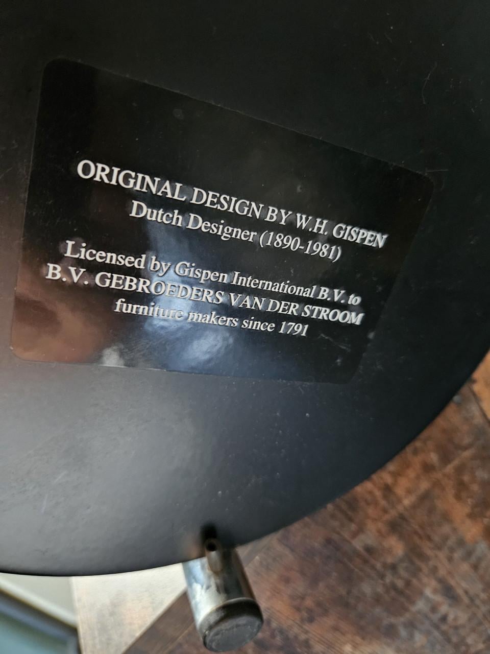 Design paraplubak Gispen, chroom, zo goed als nieuw