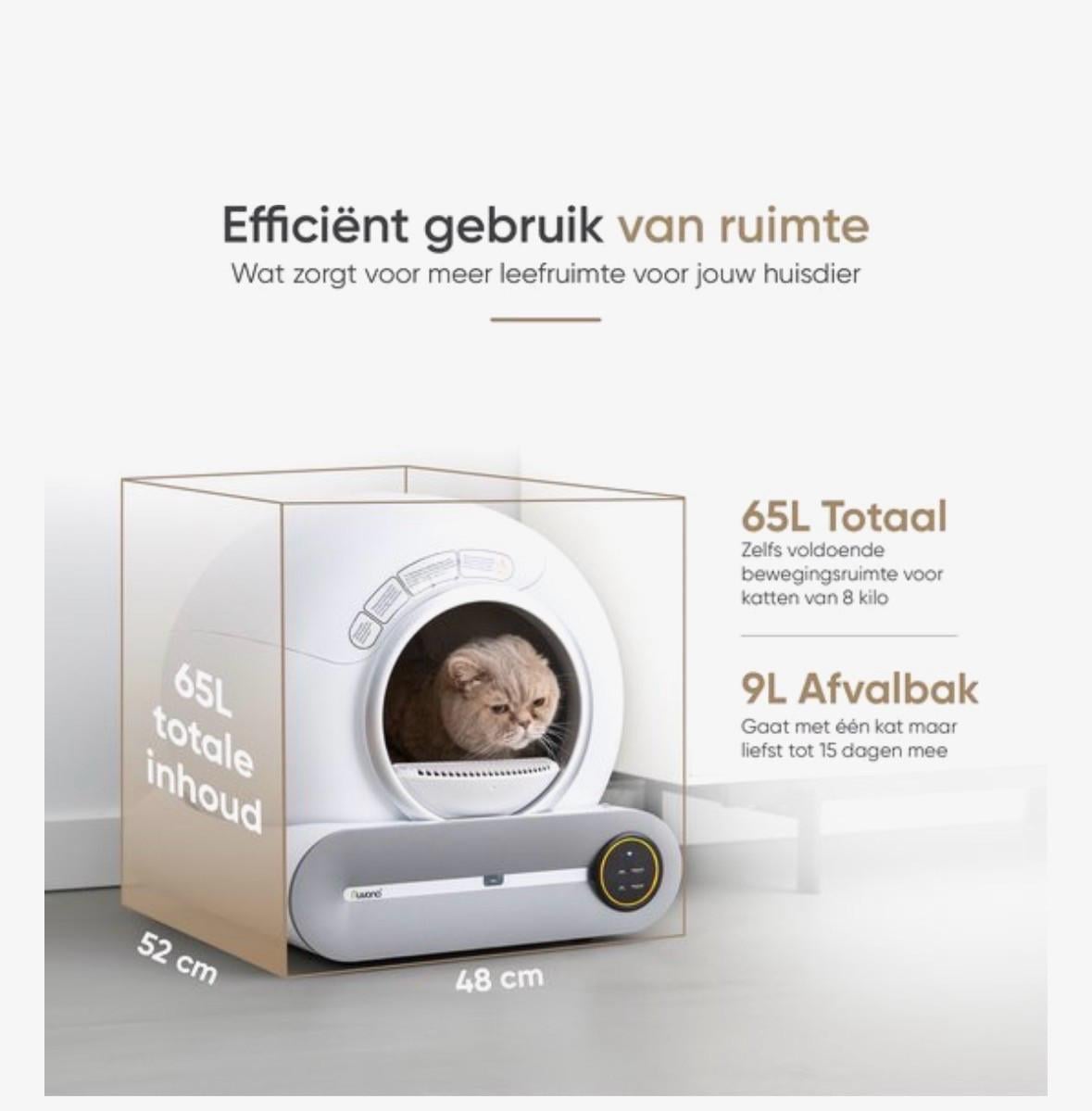Nuvona Zelfreinigende Kattenbak