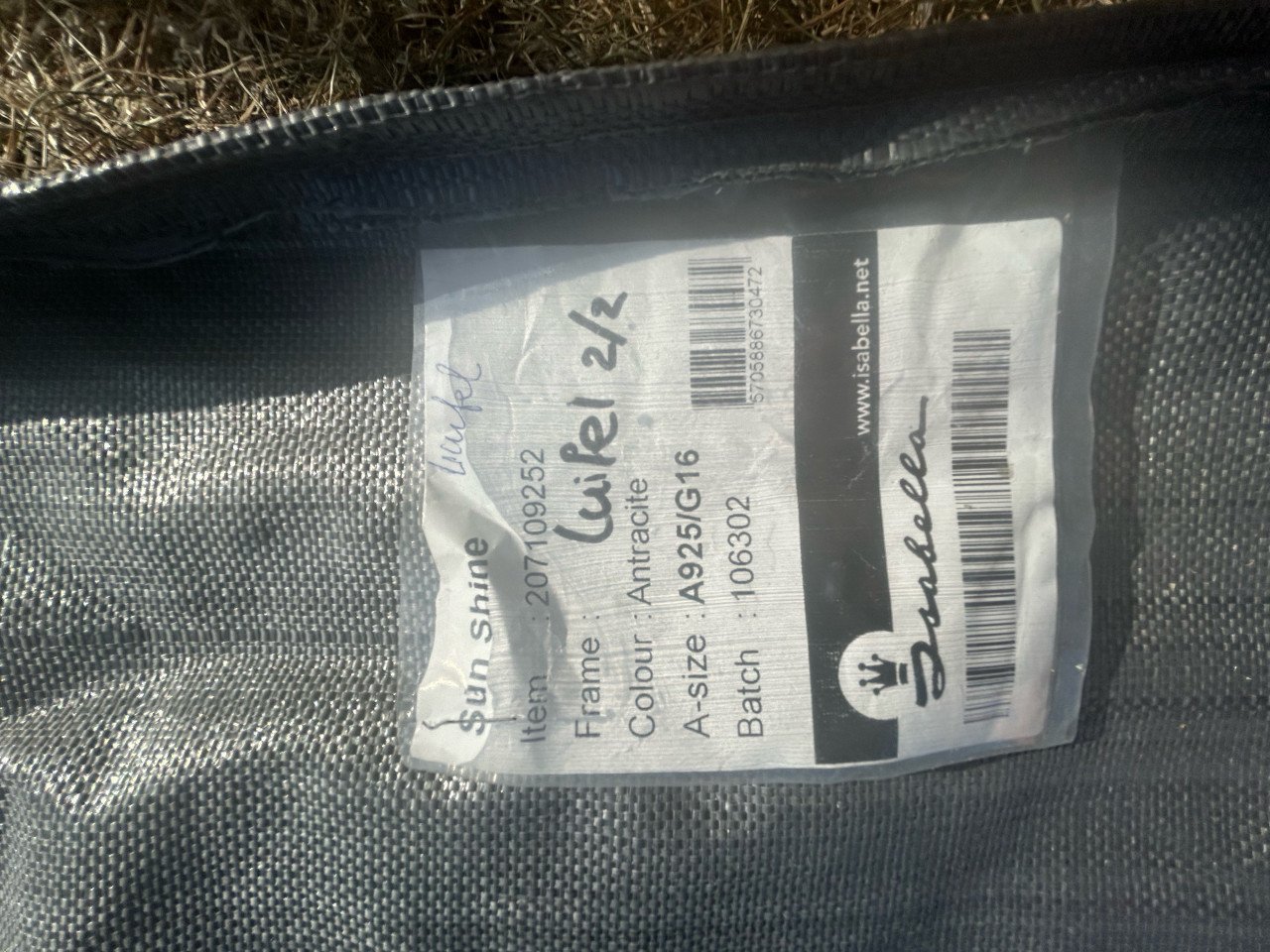 Isabella sunshine voortent/ luifel A925/G16 (nieuw)