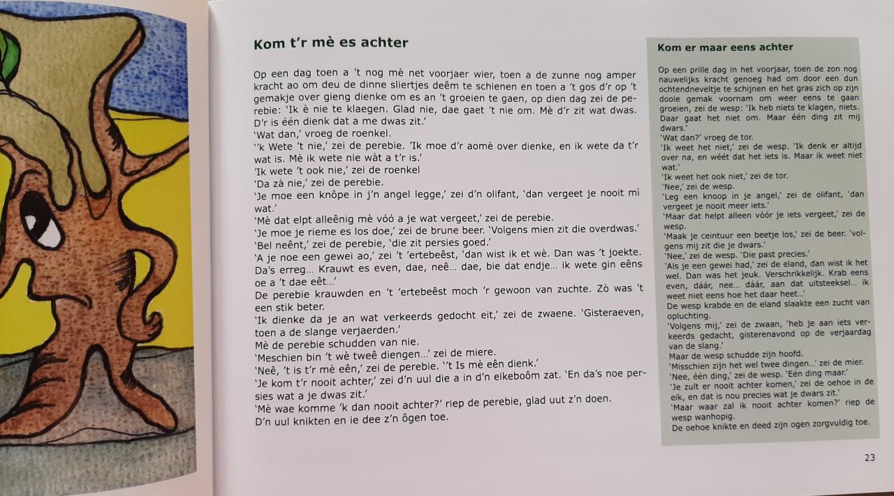 "Meschien wè" , 19 verhalen van Toon Tellegen in het Zeêuws!