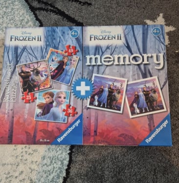 Puzzels en memory van Frozen