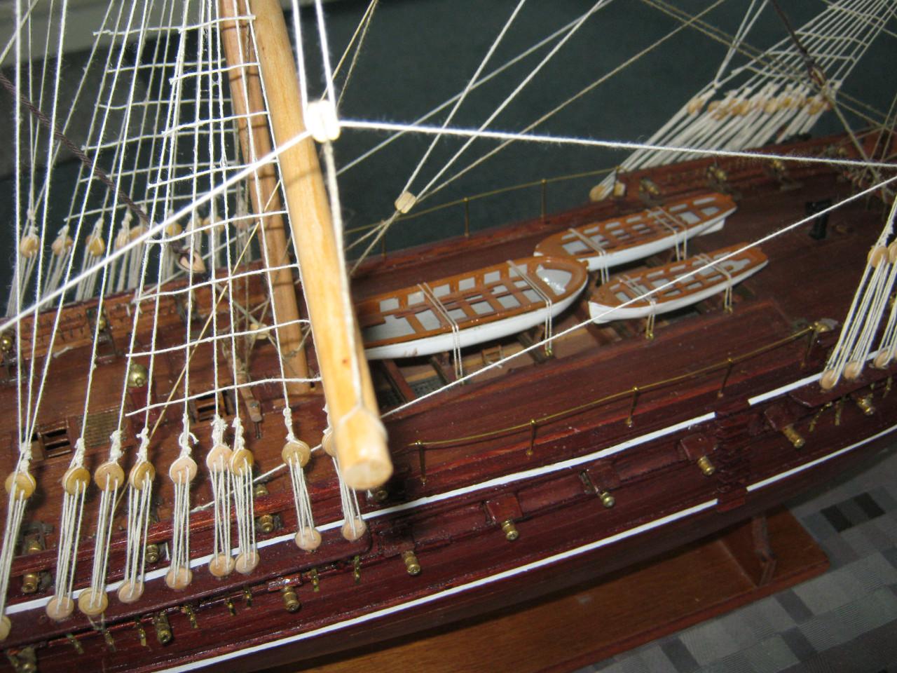 Modelschip Constitution.