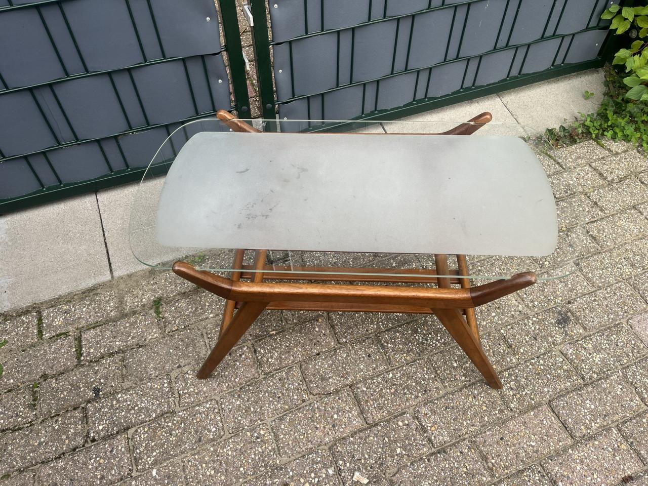 Vintage Mid-Century Teakhouten Salontafel