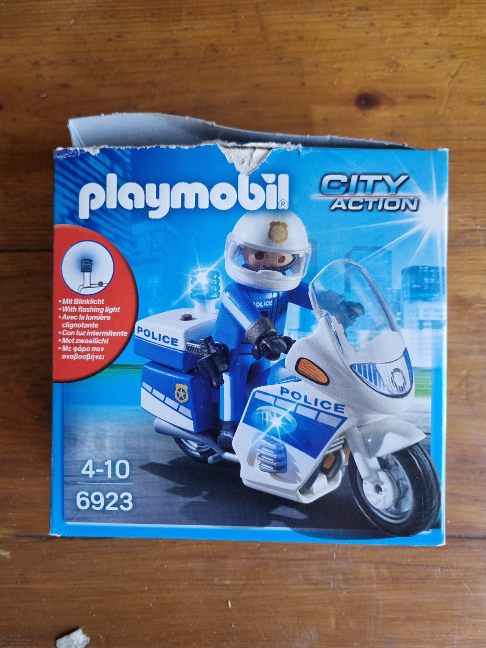 Playmobil politiemotor