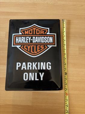 Harley Davidson metalen bord 30x40
